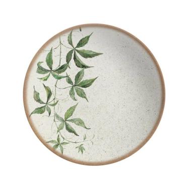 Imagem de Conjunto Com 6 Pratos Fundo Coup Tropical Leaves 25Cm