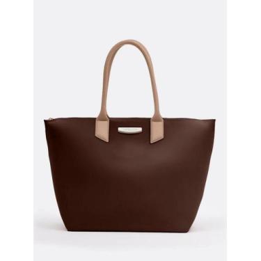 Imagem de Bolsa Grande Petite Jolie Shopping Brown Original PJ11275
