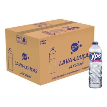 Imagem de Detergente Lava Louças Ypê Clear Rende Mais 500ml Kit 24