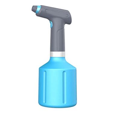 Imagem de HOIIPAAAA Regador elétrico portátil para ambientes internos e externos, frasco de spray portátil multiuso para jardim, pátio de 900 ml (azul a)