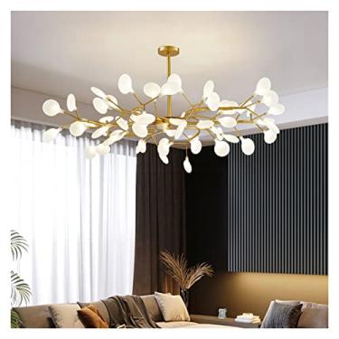Imagem de Lâmpada suspensa, candelabros de cristal lustre de luxo pétalas sala de estar sala de jantar decoração de interiores lustre lâmpadas de cozinha lustre iluminação, adequado para quarto, sala de estar