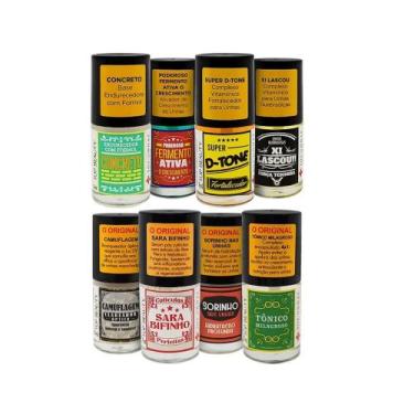 Imagem de Kit Tratamento Unhas Bases Fortalecedoras Top Beauty Sos