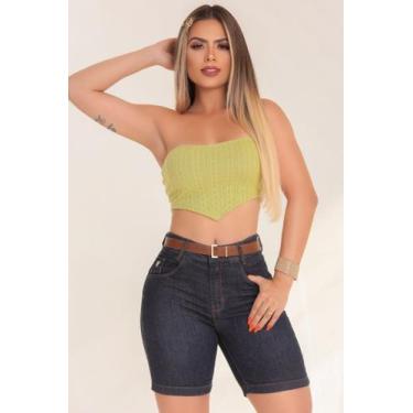 Imagem de Bermuda feminina 1295 - Thima jeans , 38