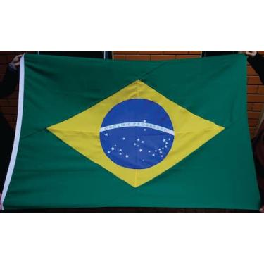 Imagem de Bandeira do brasil em tecido - ROSSET