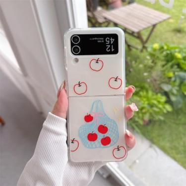 Imagem de Capa para Galaxy Z Flip6 Capa de celular com estampa de frutas e pingente rígido (para Galaxy Z Flip6/01)