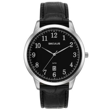 Imagem de Relógio Seculus Masculino Ref: 44302g0svnc1 Clássico Prateado