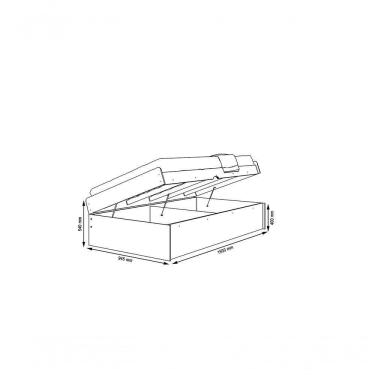 Imagem de Cama Solteiro Camila Branco Framar Móveis