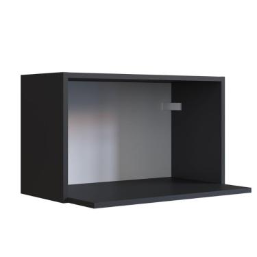 Imagem de Nicho Parede Para Microondas Funcionale Art In Moveis Preto