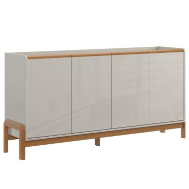 Imagem de Buffet Aparador Para Sala De Jantar 4 Portas Elisa Off White/jequitiba