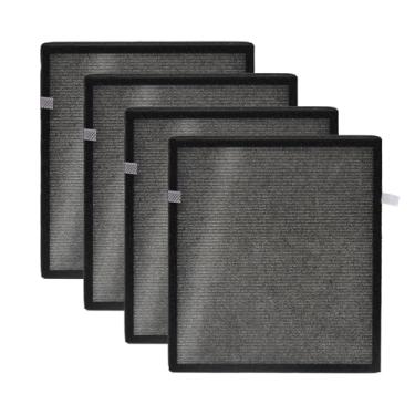 Imagem de PUREBURG Filtro de substituição compatível com purificador de ar DBFIT AP-M1419, pacote com 4 unidades de carbono ativado H13 HEPA 2 em 1, filtragem de 3 estágios para odor de COV de poeira limpa ao