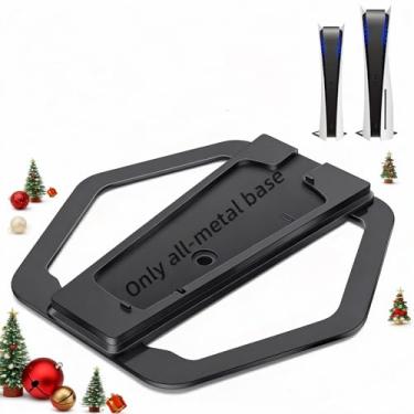 Imagem de Karanava Suporte para PS5 Slim, suporte vertical todo em metal para consoles PS5