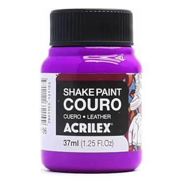 Imagem de Verniz Para Couro Acrilex 100ml Base Água – Acabamento Semibrilho, Fosco ou Brilhante, Proteção e Durabilidade Para Couro Natural e Sintético (ROXO 106)