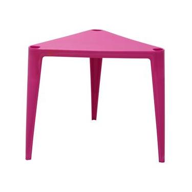 Imagem de Mesa Infantil Tramontina Sofia Rosa em Polipropileno e Fibra de Vidro