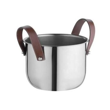Imagem de Champanheira Forma Firenze em Aço Inox com Alças de Couro - 6L
