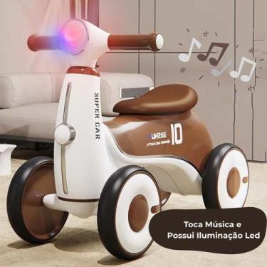 Imagem de Bicicleta de Equilíbrio Deslizante 4 Rodas com Luz e Música - AJATO ST