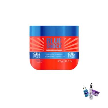 Imagem de Genérico Kit Blue Shock Bumbum dos Sonhos, Creme Hidratante e Loção Antifrizz, 0,3kg, 50x50x50cm, Adulto, Fórmula Leve, Pele Normal, Kit com 1 Conjunto