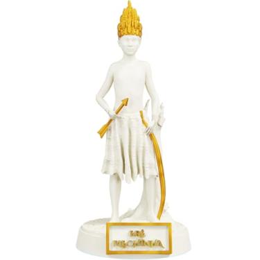 Imagem de Estátua Erê Flechinha Imagem Umbanda Candomblé (Cor Mármore Dourado)