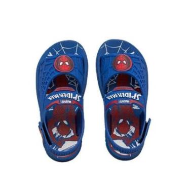 Imagem de Sandália Homem Aranha Sky Operation Menino Azul/Vermelho Ref:23064-Masculino