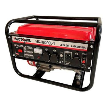 Imagem de Gerador De Energia 2,8kva A Gasolina Mg-3000cl-1 Motomil