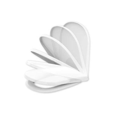 Imagem de Assento Sanitário Vogue Plus PP Branco Tupan Soft Close para Vaso Deca