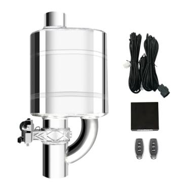 Imagem de peastorm Kit De Válvula De Sistema De Escapamento Elétrico Valvetronic De 2,5 Polegadas Com Silenciador Cat Back