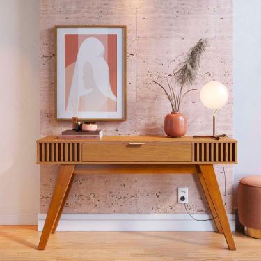 Imagem de Aparador Riviera 136cm 1 Gaveta Telescópica - Ssx Multicoisas Cor Freijó