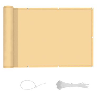 Imagem de LOVE STORY Capa de tela de privacidade para varanda impermeável de 9,5 cm x 25 cm - privacidade de cobertura de cerca opaca, tecido 100% poliéster, escudo de proteção UV para trilhos de apartamentos,