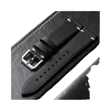 Imagem de Pulseira De Couro Masculina Estilo Vintage Feita À Mão Em Couro De Vac