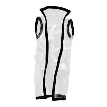 Imagem de Fiocias Colete Impermeável Transparente E em PVC, Modelo para Presente, Capa de Chuva para Colecionadores, Acessório de Vestuário para Figuras Femi