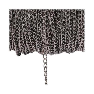 Imagem de Corrente Fina De Metal De 2 Metros 2.5 3.5 4.5mm Extensão DIY Para Col