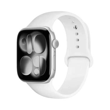 Imagem de Pulseira De Silicone Esportiva De 46mm, 42mm, 45mm, 44mm, 40mm Para Ap