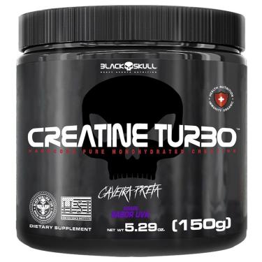 Imagem de Creatine Turbo Monohidratada - 150g Uva - Black Skull-Unissex