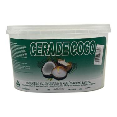 Imagem de Cera de Coco para Velas 100% Vegetal 1kg Solven