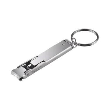 Imagem de Cortador De Unhas Portátil Ultrafino Para Viagem Com Chaveiro, Ferrame