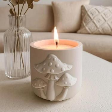 Imagem de Conjunto De Moldes De Silicone Para Resina: Suporte De Vela Em Formato