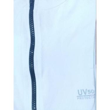 Imagem de Camisa Feminina Proteção UV C/ Zíper para Academia, Praia, Ciclismo e 