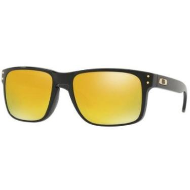 Imagem de Óculos de Sol Oakley Holbrook Polished W 24k Iridium Masculino-Masculino