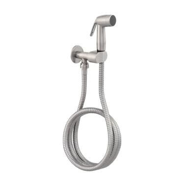 Imagem de Ducha Higiênica para Banheiro com Acabamento Aço Escovado DP8010