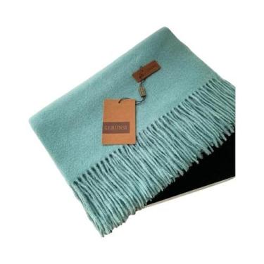 Imagem de Cachecol Feminino Grosso E Quente De Caxemira 2024, Xale Pashmina De C