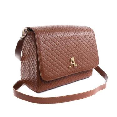 Imagem de Bolsa Feminina Baú Tampinha Alça Transversal Ajustável Lançamento - Al