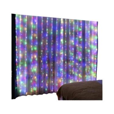 Imagem de Luzes De Cortina LED USB 3/6M, Guirlanda De Natal, Decoração Para Fest