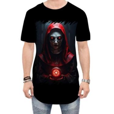 Imagem de Camiseta Longline Freira do Mal Terror Possuída 10 - Kasubeck Store®, 
