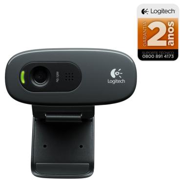 Imagem de Webcam Logitech C270 HD 3.0MP com Microfone Integrado - Preto