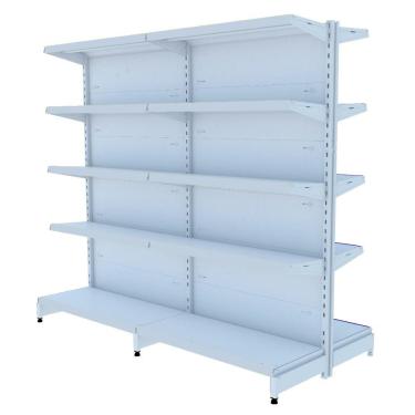 Imagem de Gondola Centro 170 Amapa Flex Kit 2 Metros Branco SPE