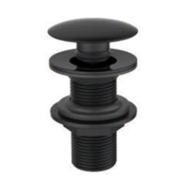 Imagem de Válvula Click Para Lavatório Com Tampa Redonda 7/8 Preta