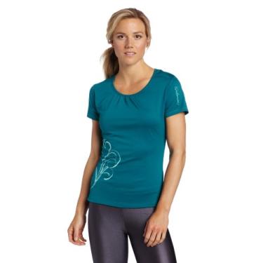 Imagem de Salomon Camiseta feminina Champex, azul-escuro, pequena