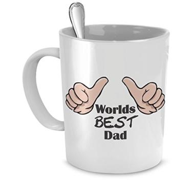 Imagem de Presentes para o pai - World's Best Dad - Melhores presentes para o pai - Presentes para o pai - Presentes para o papai - Melhor caneca para pai