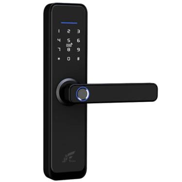 Imagem de Fechadura Digital Eletrônica Biometrica Inteligente Wifi App, Cartão NFC, SENHA