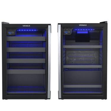 Imagem de Cervejeira + Adega Venax Blue Light e Piubella 100 Preto 127v