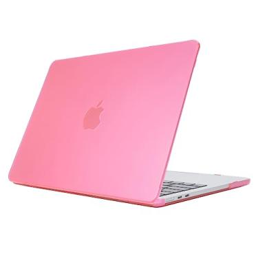 Imagem de mCover Capa compatível apenas com laptop MacBook Air de 15 polegadas de meados de 2023 (modelo A2941, com chip M2, tela de retina líquida de 15,3 polegadas, conectores USB-C + MagSafe3) - Rosa
